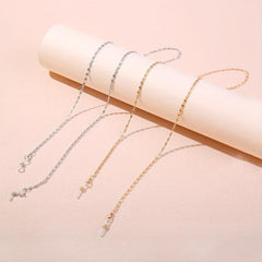 2pcs Fine Eyeglasses Chain Vintage Alloy Necklace