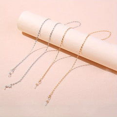 2pcs Fine Eyeglasses Chain Vintage Alloy Necklace