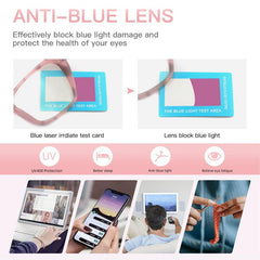 Women's Butterfly Computer Reading Glasses - Anti Glare & Light Blocking