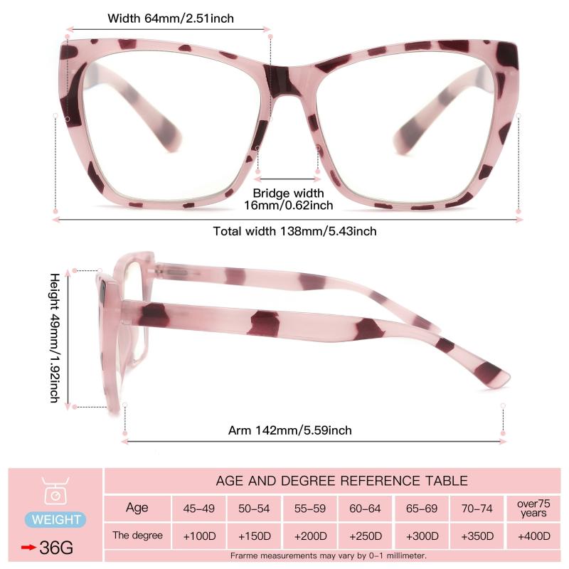 Women's Butterfly Computer Reading Glasses - Anti Glare & Light Blocking