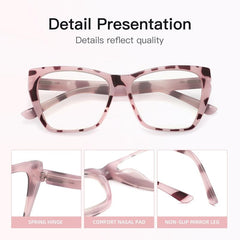 Women's Butterfly Computer Reading Glasses - Anti Glare & Light Blocking