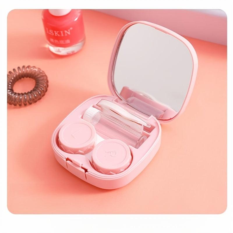 Portable Travel Lens Case Box Eye Care Kit Holder Pocket Lens Case