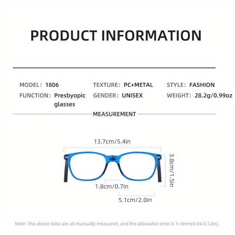 Adjustable Temples Magnet Neck Presbyopia Glasses