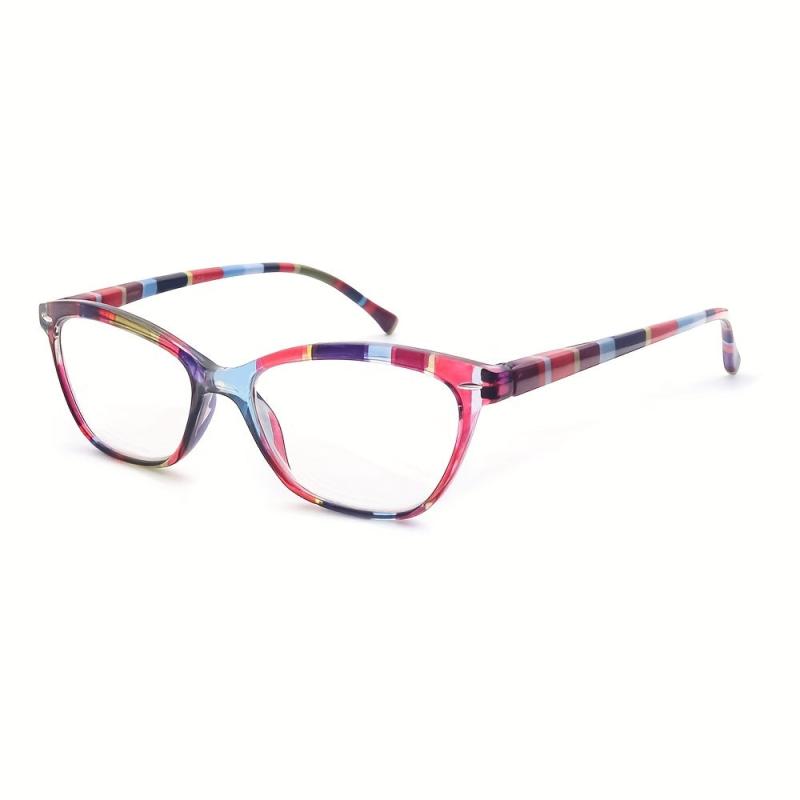 Women Reading Glasses Cat Eye Light Blacking Glasses For Reading