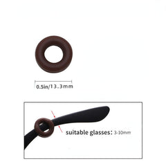 10pcs Colorful Anti-slip Silicone Ear Sleeves Hoops Glasses Accessories Set