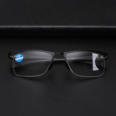 Metal Half Rim Progressive Presbyopia Reading Glasses