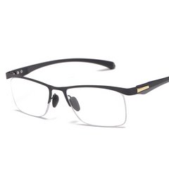 Metal Half Rim Progressive Presbyopia Reading Glasses