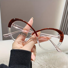 Tortoise Shell Cat Eye Blocking Glasses for Women Men