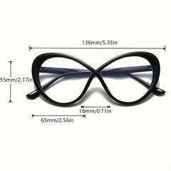 Tortoise Shell Cat Eye Blocking Glasses for Women Men