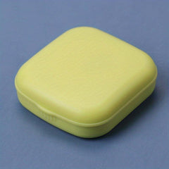Lens Case Plastic Mini Compact Case With Mirror