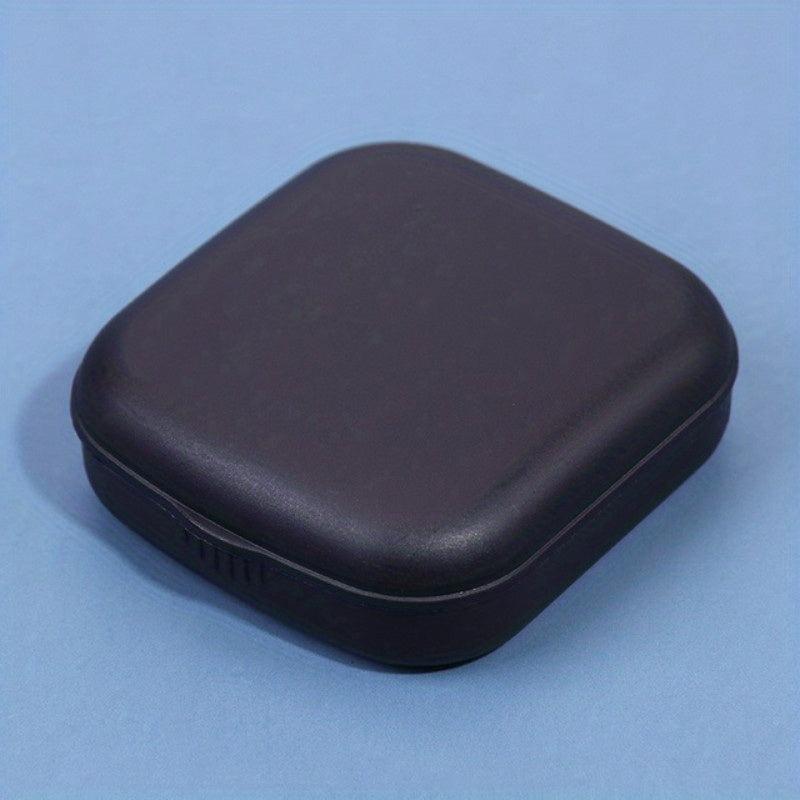Lens Case Plastic Mini Compact Case With Mirror