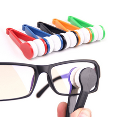 Portable Mini Sun Glasses Cleaner Brush - Eyeglass Cleaning Tool