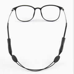Adjustable Glasses Lanyard Silicone Sleeve Anti Slip Anti Drop Sports Lanyard