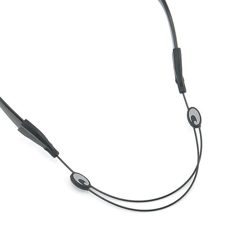 Adjustable Glasses Lanyard Silicone Sleeve Anti Slip Anti Drop Sports Lanyard