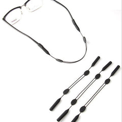 Adjustable Glasses Lanyard Silicone Sleeve Anti Slip Anti Drop Sports Lanyard