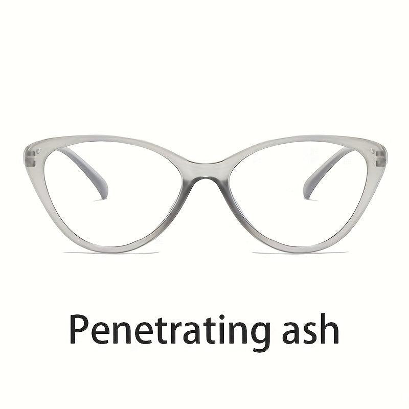 Vintage Cat's Eye Glasses Frame College Style Retro Big Frame