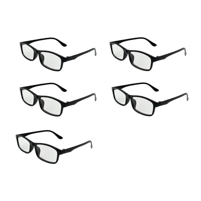 12 Pack Unisex Reading Glasses Anti Light Lens PC Frame Various Face Shapes