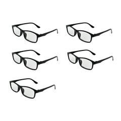 12 Pack Unisex Reading Glasses Anti Light Lens PC Frame Various Face Shapes