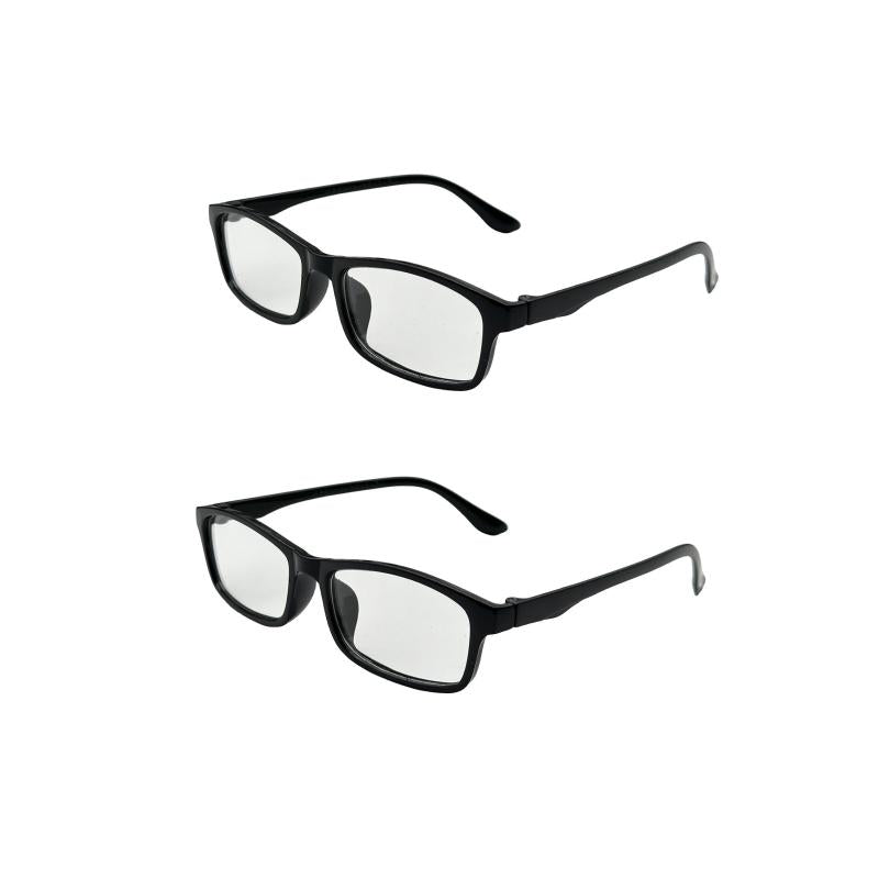 12 Pack Unisex Reading Glasses Anti Light Lens PC Frame Various Face Shapes
