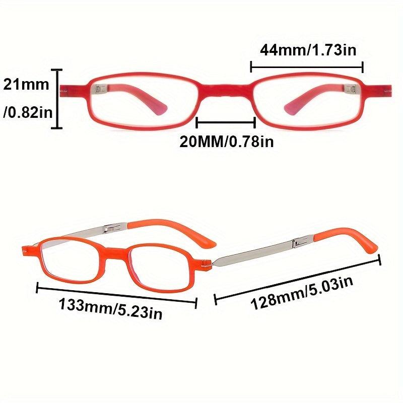 360 Foldable Reading Glasses Anti Light Computer Glasses