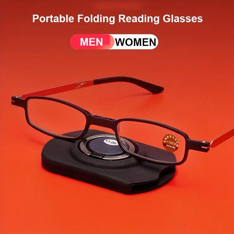 360 Foldable Reading Glasses Anti Light Computer Glasses