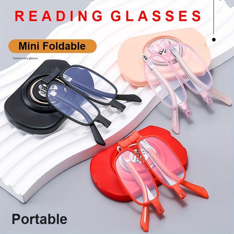 360 Foldable Reading Glasses Anti Light Computer Glasses
