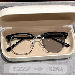 Retro Eyeglasses Frames Anti Light Flat Glasses
