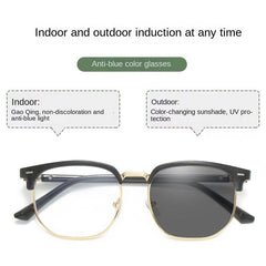 Retro Eyeglasses Frames Anti Light Flat Glasses