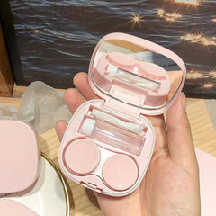 Lens Case Kit Travel Case All In One Soak Storage Container