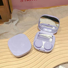Lens Case Kit Travel Case All In One Soak Storage Container