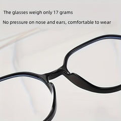 Large Frame Reading Glasses Retro Anti Light Glasses Men Women