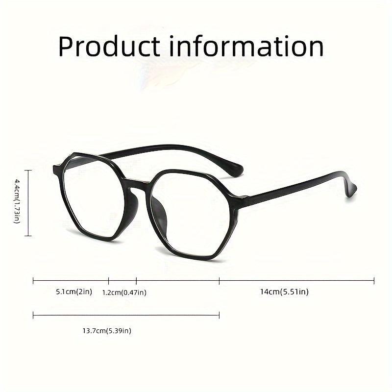 Large Frame Reading Glasses Retro Anti Light Glasses Men Women