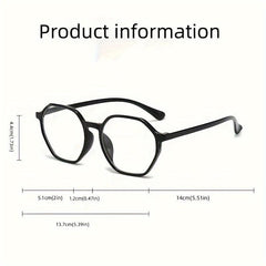 Large Frame Reading Glasses Retro Anti Light Glasses Men Women