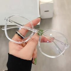 Large Frame Reading Glasses Retro Anti Light Glasses Men Women