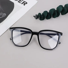 Round Anti Blue Light Glasses Transparent Eyewear Men Women