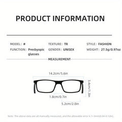 Adjustable Temples Magnet Hanging Neck Foldable Presbyopia Glasses Unisex