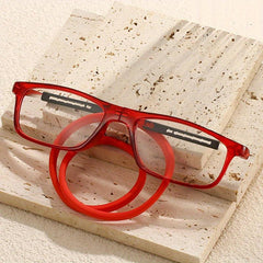 Adjustable Temples Magnet Hanging Neck Foldable Presbyopia Glasses Unisex