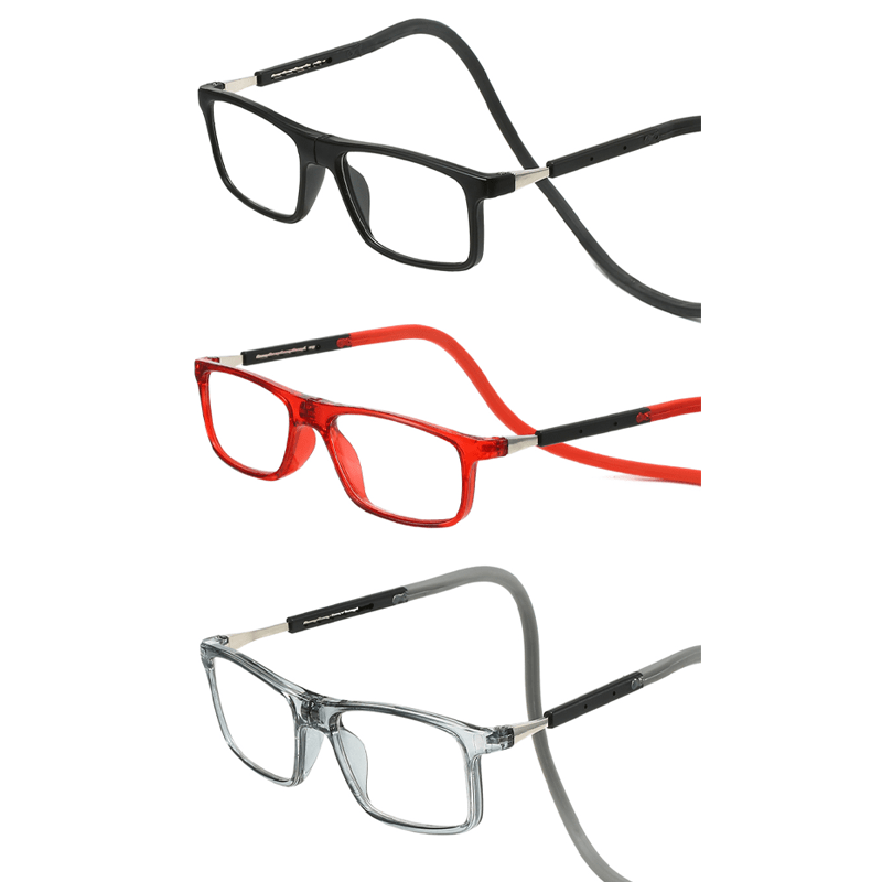 Adjustable Temples Magnet Hanging Neck Foldable Presbyopia Glasses Unisex