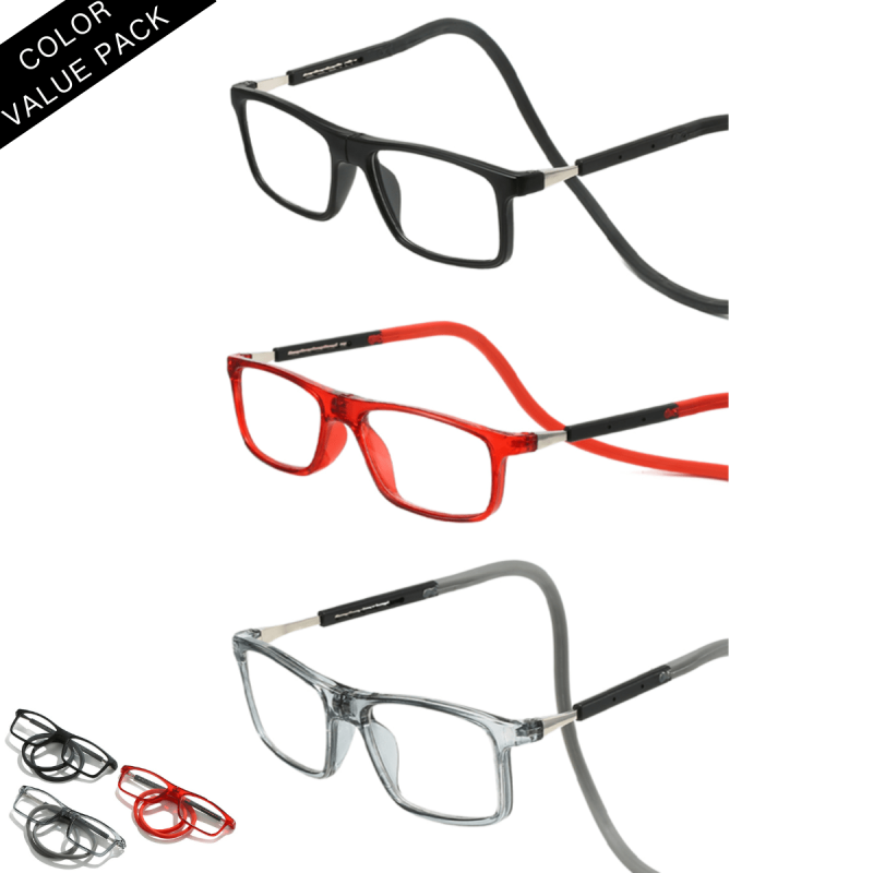 Adjustable Temples Magnet Hanging Neck Foldable Presbyopia Glasses Unisex