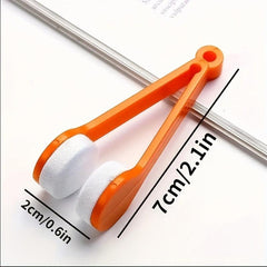 Mini Sunglasses Eyeglass Microfiber Cleaner Soft Brush