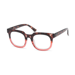 Women's Funky Square Reading Glasses with Light Blocking