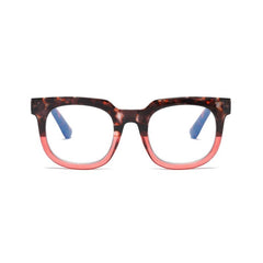 Women's Funky Square Reading Glasses with Light Blocking