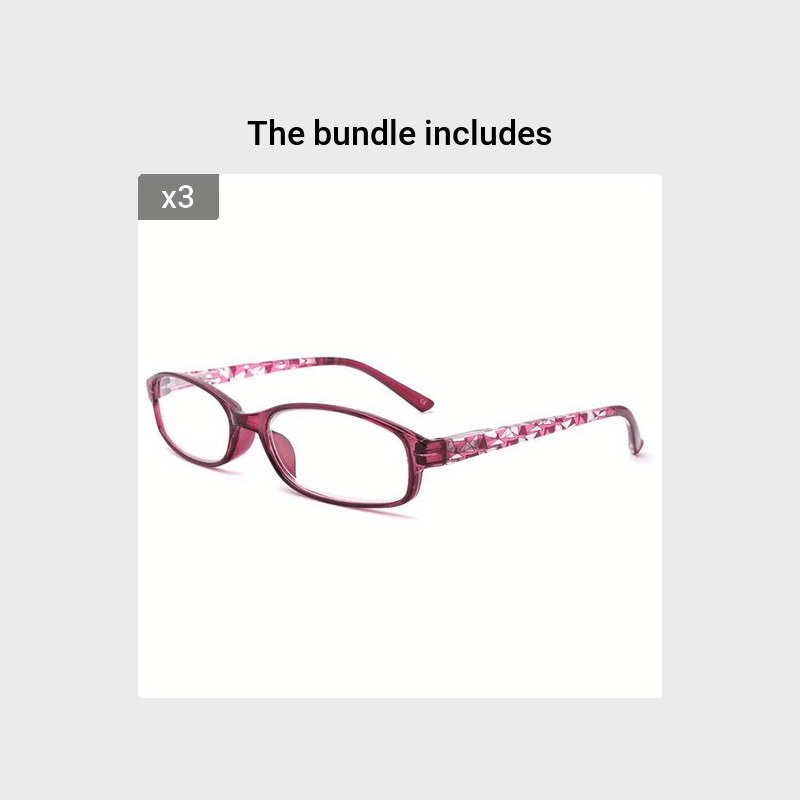 Pattern Print Light Blocking Reading Glasses for Women UV Protection
