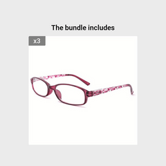 Pattern Print Light Blocking Reading Glasses for Women UV Protection