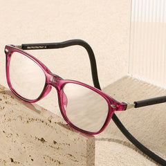 Adjustable Temples Magnet Folding Presbyopia Glasses