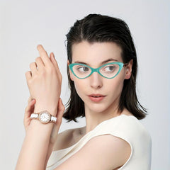 Colorful Butterfly Frame Flexible Temples Presbyopia Eyeglasses