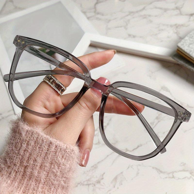 Light Blocking Glasses Unisex Clear Lens Relieve Eye Fatigue UV Glare