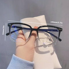 Light Blocking Glasses Unisex Clear Lens Relieve Eye Fatigue UV Glare