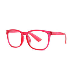 Crystal Square Reader Light Blocking Glasses for Women Men