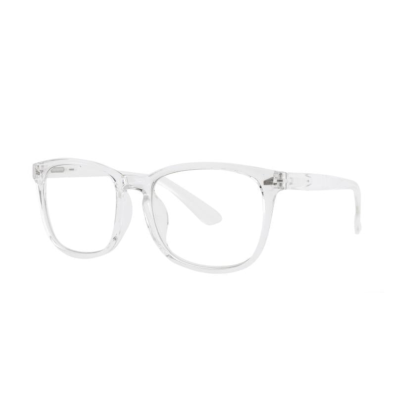 Crystal Square Reader Light Blocking Glasses for Women Men